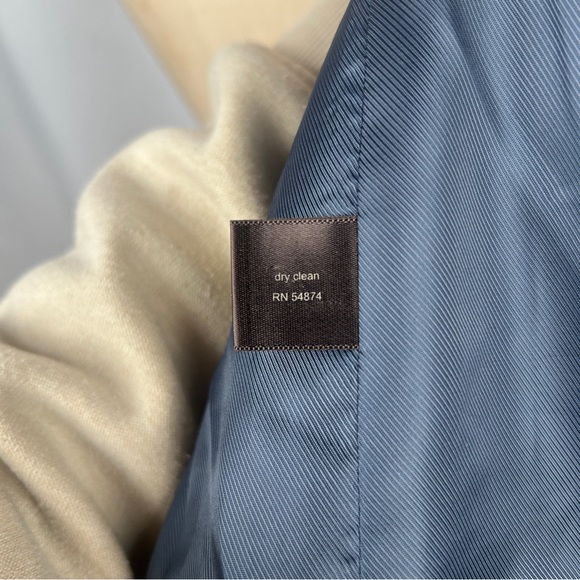 The Limited Classic Navy Blue Two Button Front Blazer Suit Jacket Size 12 - Picture 12 of 14